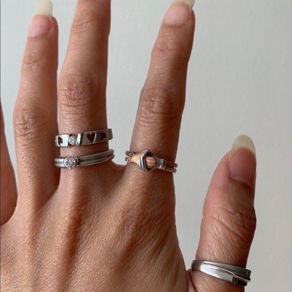 18KGP 925 Sterling Silver Friendship Ring - Picture 2 of 5